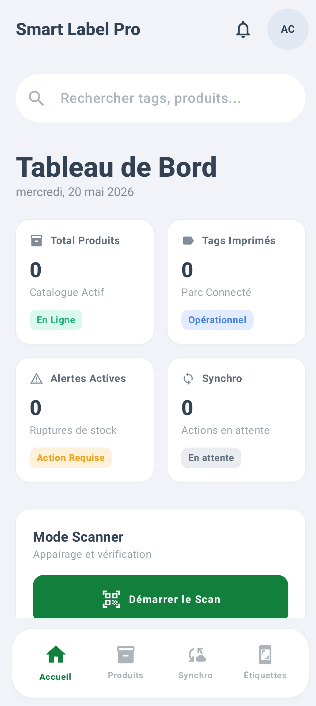 France Ethic-Tech — application mobile d'appairage en rayon